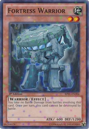 Fortress Warrior (Starfoil) (BP01-EN206) - Battle Pack: Epic Dawn Unlimited