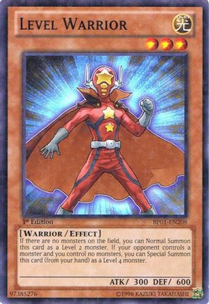 Level Warrior (Starfoil) (BP01-EN208) - Battle Pack: Epic Dawn 1st Edition