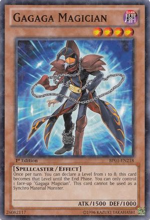 Gagaga Magician (Starfoil) (BP01-EN218) - Battle Pack: Epic Dawn Unlimited