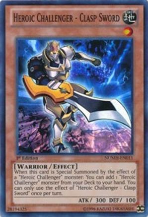 Heroic Challenger - Clasp Sword (NUMH-EN011) - Number Hunters 1st Edition