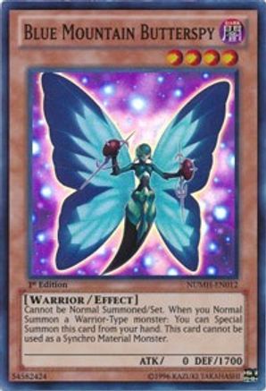 Blue Mountain Butterspy (NUMH-EN012) - Number Hunters 1st Edition
