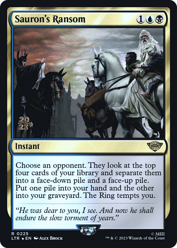 Sauron's Ransom [The Lord of the Rings: Tales of Middle-Earth Prerelease Promos]