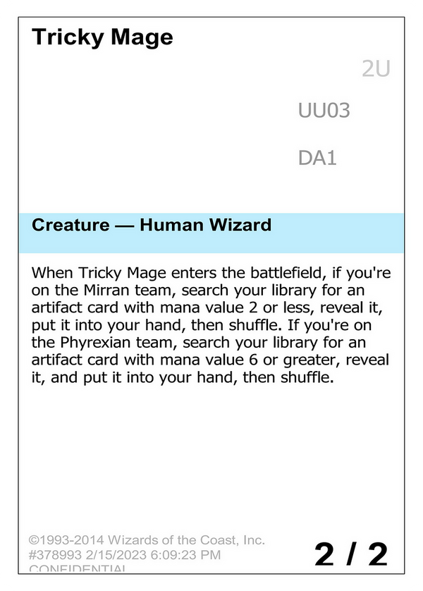 Tricky Mage (UNK-UU03) - Unknown Event