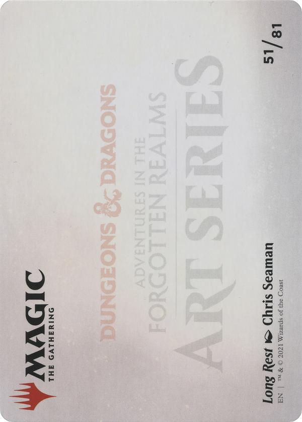 Long Rest // Long Rest (AAFR-051) - Adventures in the Forgotten Realms Art Series (Borderless) Foil