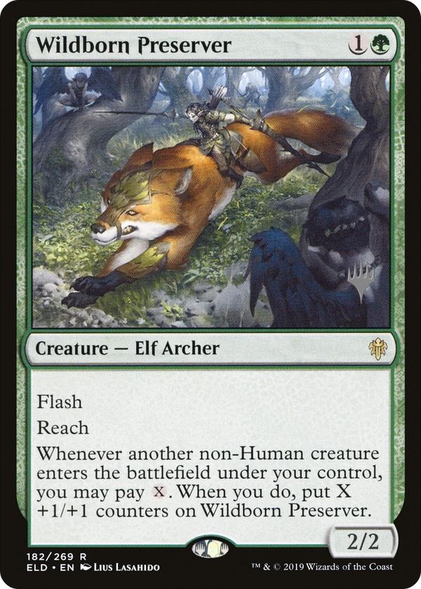 Wildborn Preserver (Promo Pack) [Throne of Eldraine Promos]