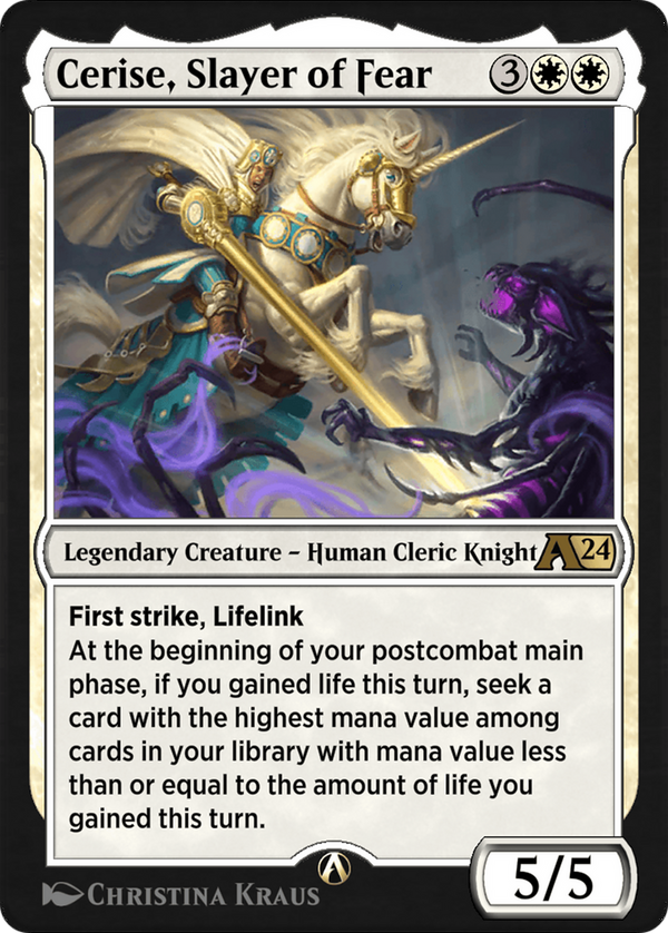 Cerise, Slayer of Fear (YWOE-001) - Alchemy: Wilds of Eldraine