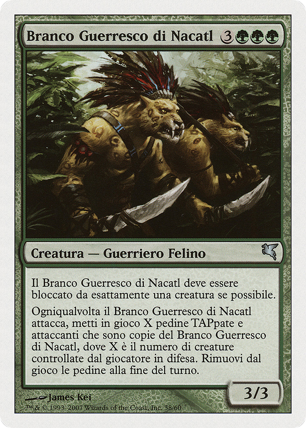 Nacatl War-Pride (Italian) - "Branco Guerresco di Nacatl" (PSAL-L38) - Salvat 2005