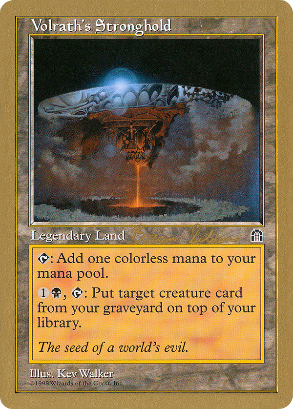 Volrath's Stronghold (Brian Selden) [World Championship Decks 1998]