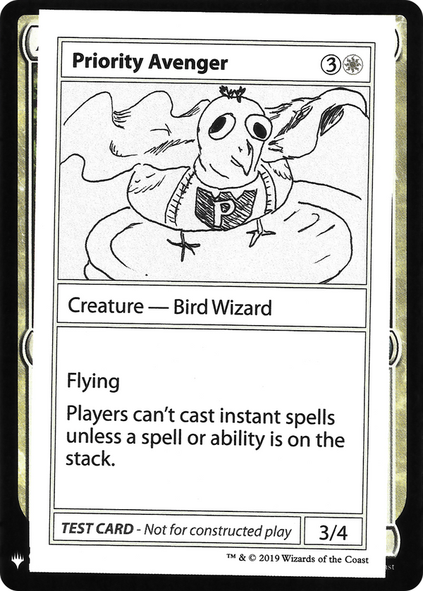 Priority Avenger [Mystery Booster Playtest Cards]