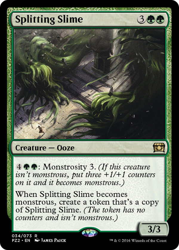 Splitting Slime (PZ2-034) - Treasure Chest Foil