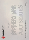 Mountain // Mountain (ABRO-052) - The Brothers' War Art Series (Borderless) Foil