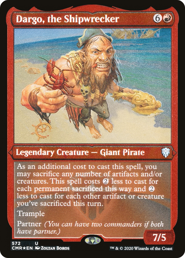 Dargo, the Shipwrecker (Etched) [Commander Legends]