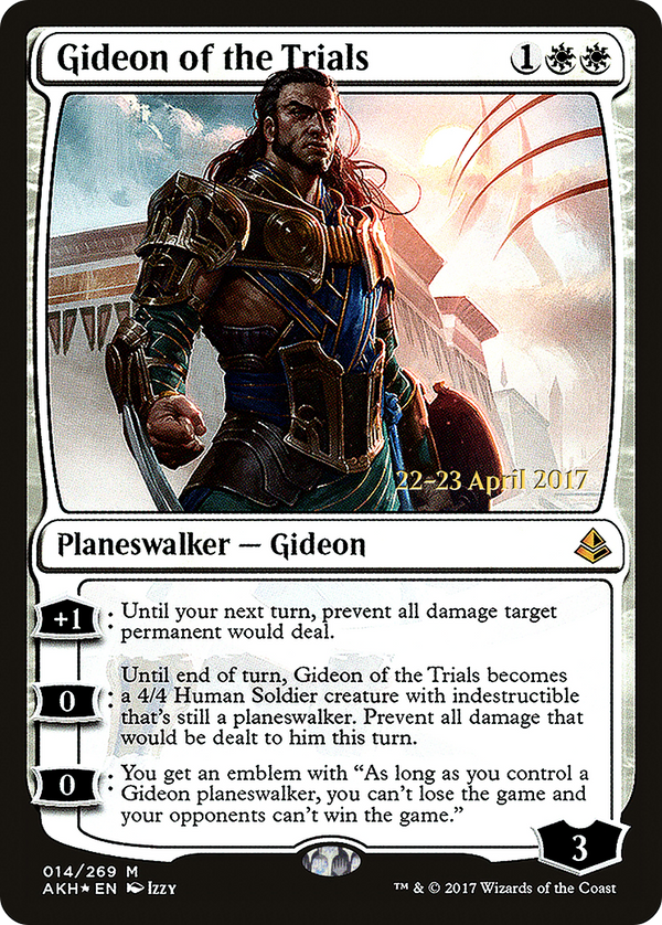 Gideon of the Trials [Amonkhet Prerelease Promos]
