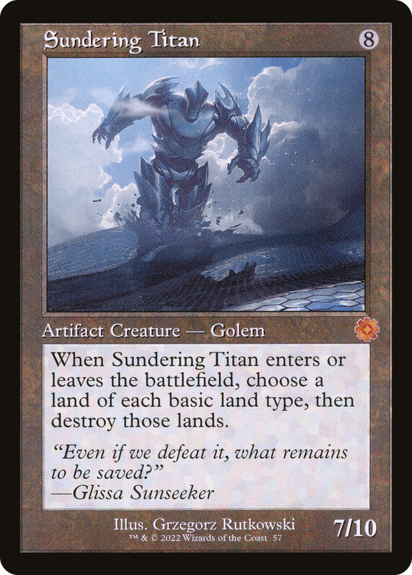 Sundering Titan (Retro) [The Brothers' War Retro Artifacts]