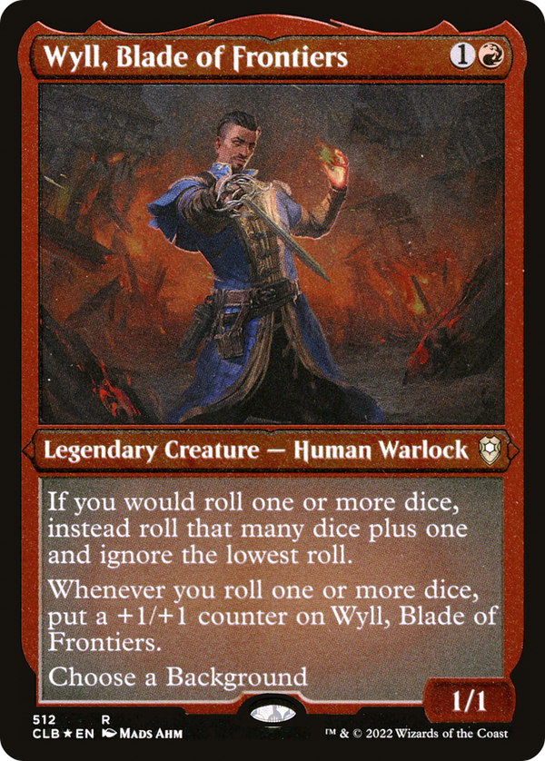 Wyll, Blade of Frontiers (Foil Etched) [Commander Legends: Battle for Baldur's Gate]
