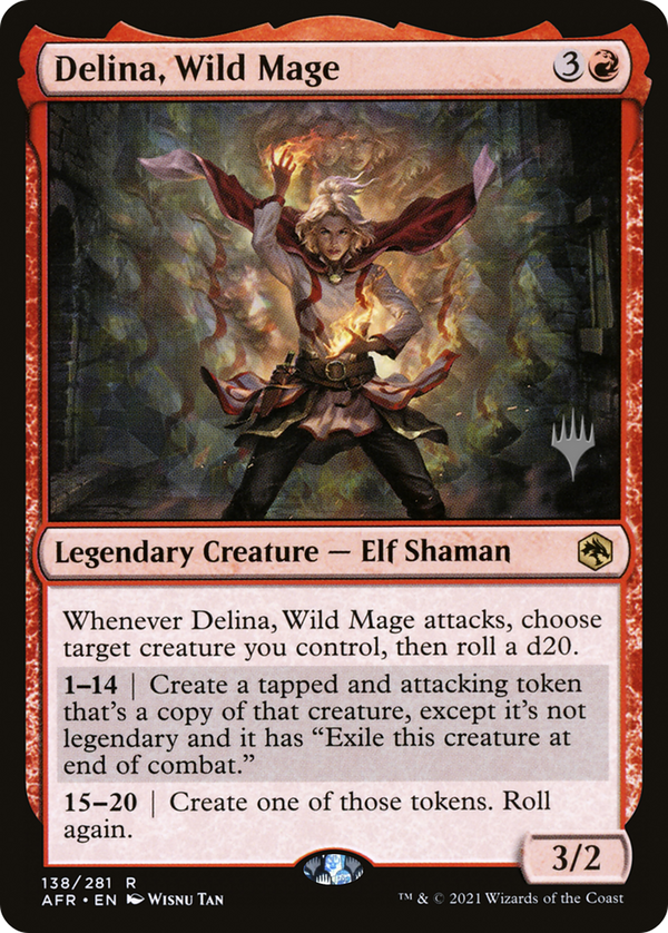 Delina, Wild Mage (Promo Pack) [Dungeons & Dragons: Adventures in the Forgotten Realms Promos]