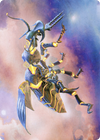 Zabaz, the Glimmerwasp // Zabaz, the Glimmerwasp (AMH2-065) - Modern Horizons 2 Art Series (Borderless) Foil