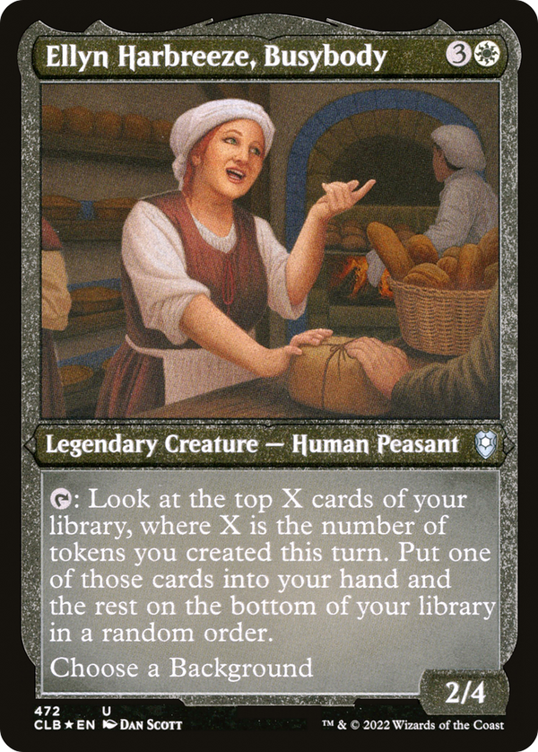 Ellyn Harbreeze, Busybody (Foil Etched) [Commander Legends: Battle for Baldur's Gate]