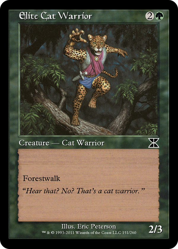 Elite Cat Warrior (ME4-151) - Masters Edition IV Foil