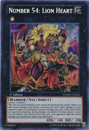 Number 54: Lion Heart (NUMH-EN026) - Number Hunters 1st Edition