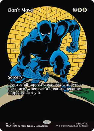 Don't Move (Borderless) (MAR-043) - Marvel Universe Eternal-Legal