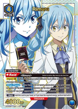 Rimuru (107) (Box Topper Gold Foil) (UE20BT/TSK-1-107) - UE20BT That Time I Got Reincarnated as a Slime Foil