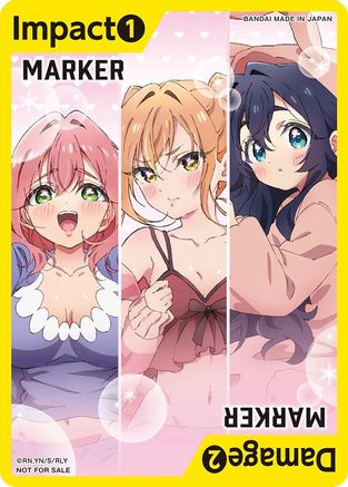 Marker Card (The 100 Girlfriends who Really Really Really Really Really Love You)  - Union Arena Promotion Cards