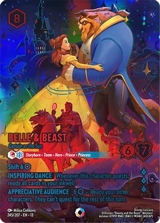 Belle & Beast - Certain as the Sun (Iconic) (245/207) - Attack of the Vine Holofoil
