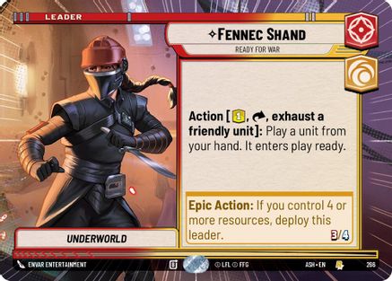 Fennec Shand - Ready for War (Hyperspace) (266) - Ashes of the Empire