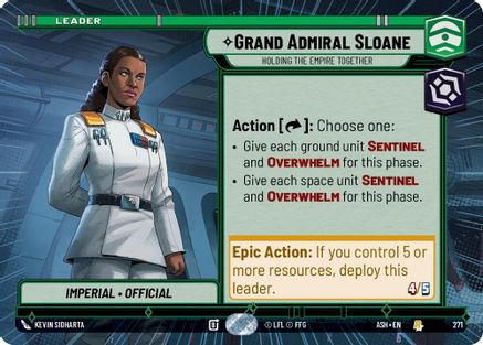 Grand Admiral Sloane - Holding the Empire Together (Hyperspace) (271) - Ashes of the Empire