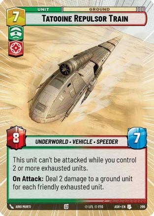 Tatooine Repulsor Train (Hyperspace) (299) - Ashes of the Empire