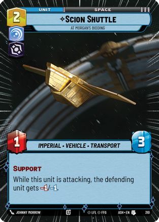 Scion Shuttle - At Morgan's Bidding (Hyperspace) (310) - Ashes of the Empire