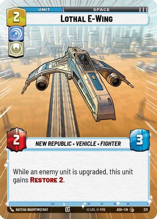 Lothal E-Wing (Hyperspace) (321) - Ashes of the Empire