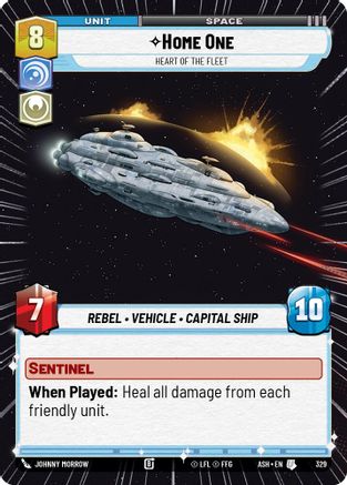 Home One - Heart of the Fleet (Hyperspace) (329) - Ashes of the Empire