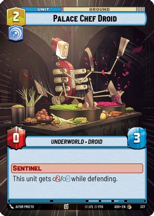 Palace Chef Droid (Hyperspace) (337) - Ashes of the Empire