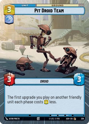 Pit Droid Team (Hyperspace) (339) - Ashes of the Empire