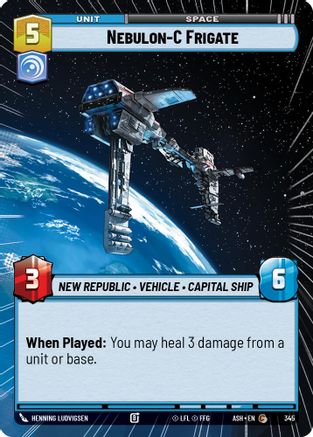 Nebulon-C Frigate (Hyperspace) (345) - Ashes of the Empire