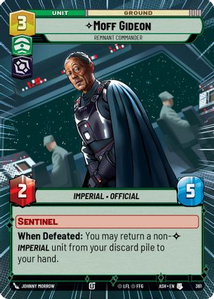 Moff Gideon - Remnant Commander (Hyperspace) (361) - Ashes of the Empire