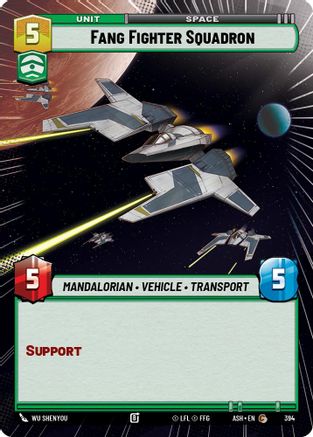 Fang Fighter Squadron (Hyperspace) (394) - Ashes of the Empire