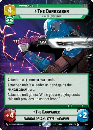 The Darksaber - Icon of Leadership (Hyperspace) (399) - Ashes of the Empire