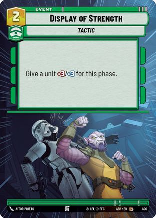 Display of Strength (Hyperspace) (400) - Ashes of the Empire