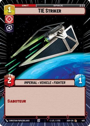 TIE Striker (Hyperspace) (405) - Ashes of the Empire