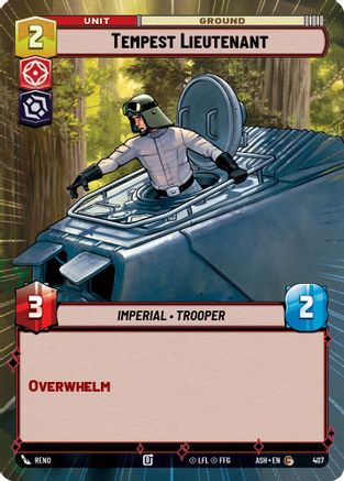 Tempest Lieutenant (Hyperspace) (407) - Ashes of the Empire