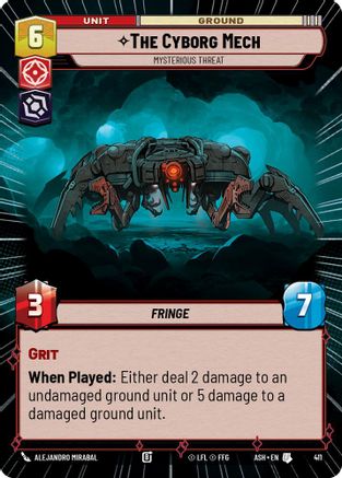 The Cyborg Mech - Mysterious Threat (Hyperspace) (411) - Ashes of the Empire