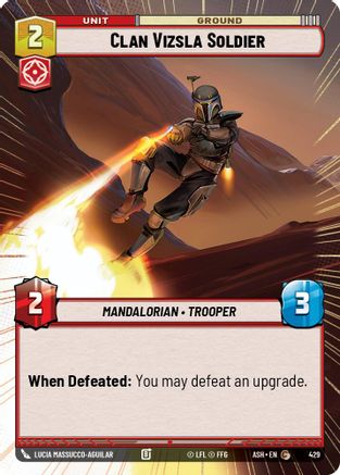 Clan Vizsla Soldier (Hyperspace) (429) - Ashes of the Empire