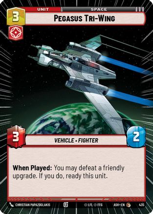 Pegasus Tri-Wing (Hyperspace) (435) - Ashes of the Empire