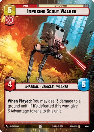 Imposing Scout Walker (Hyperspace) (440) - Ashes of the Empire