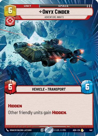 Onyx Cinder - Adventure Awaits (Hyperspace) (441) - Ashes of the Empire