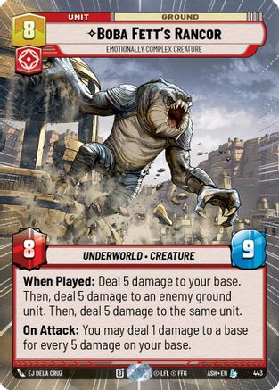 Boba Fett's Rancor - Emotionally Complex Creature (Hyperspace) (443) - Ashes of the Empire