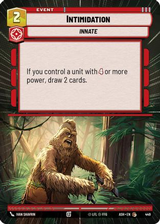 Intimidation (Hyperspace) (449) - Ashes of the Empire